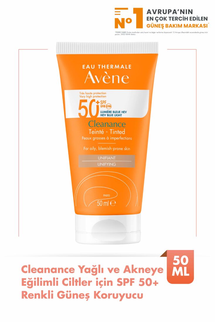 Cleanance Solaire Tinted SPF 50+ 50 Ml TRSB - 2