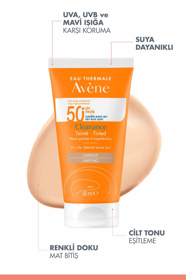 Cleanance Solaire Tinted SPF 50+ 50 Ml TRSB - 4