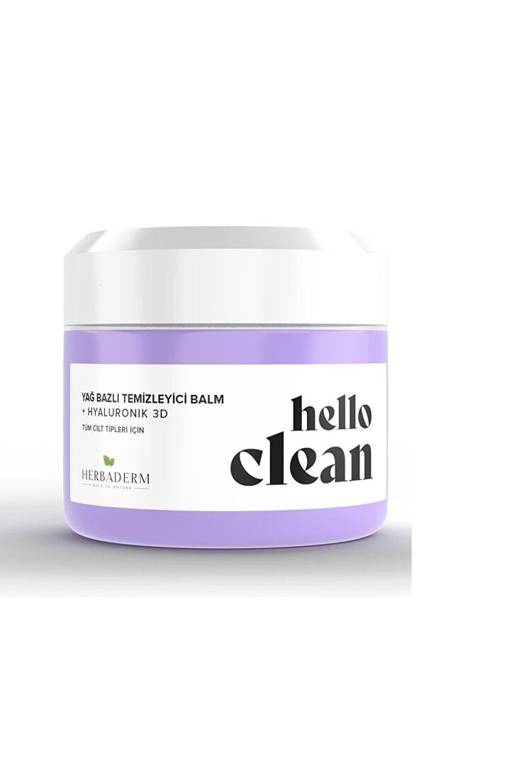 Hello Clean Yoğun Nemlendirici Yağ Bazlı Temizleyici Balm + Hyaluronik 3D 100 Ml - 1