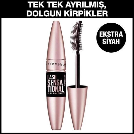  Lash Sensational Yelpaze Etkili Intense Black Maskara - Ekstra Siyah - 1