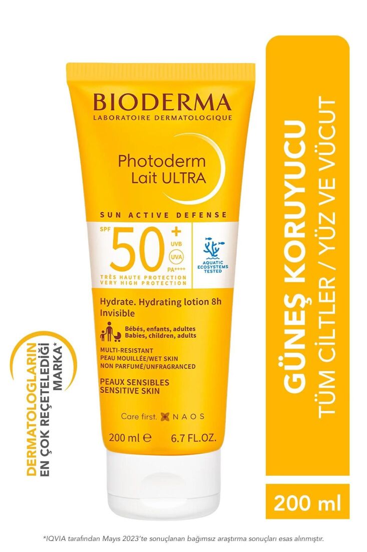 Photoderm Lait Ultra Spf50+ 200 Ml - 1