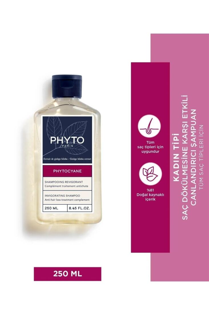 Phytocyane Kadın Dökülme Karşıtı Canlandırıcı Şampuan 250 Ml - 1