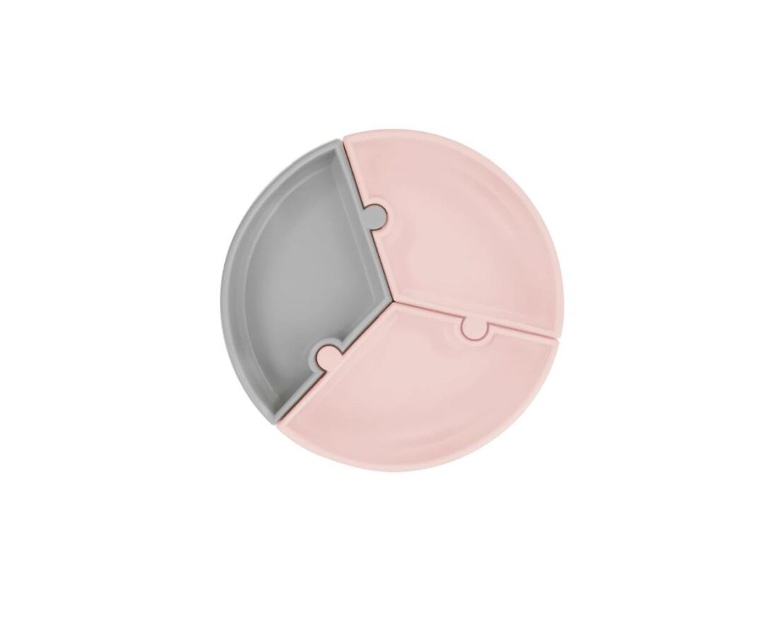 Silikon Puzzle - Pinky Pink/Powder Grey - 1