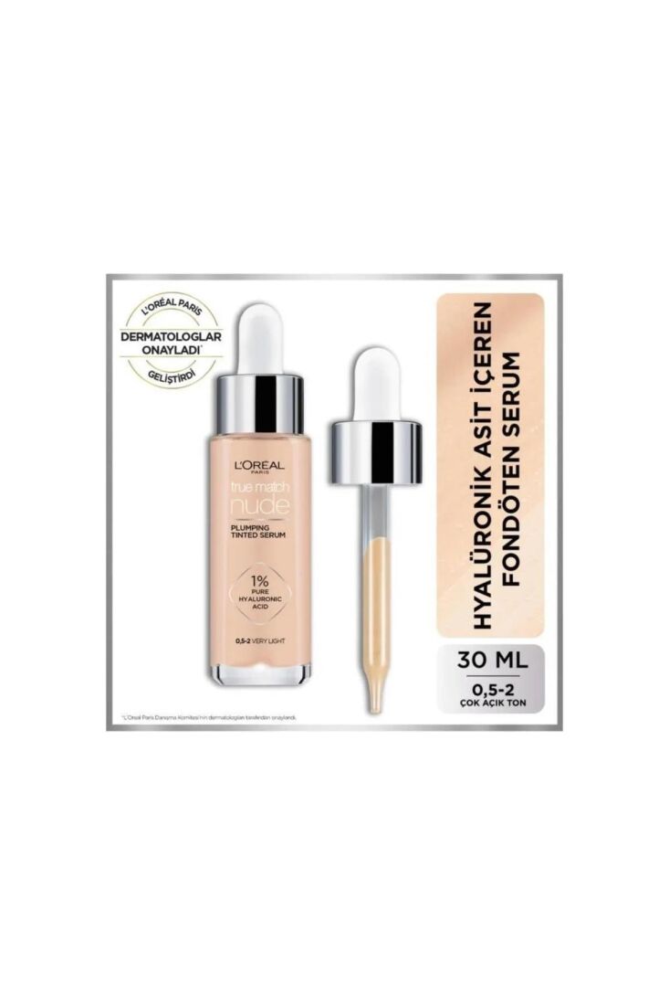 True Match Nude Fondöten Serum 0.5-2 Very Light - 1